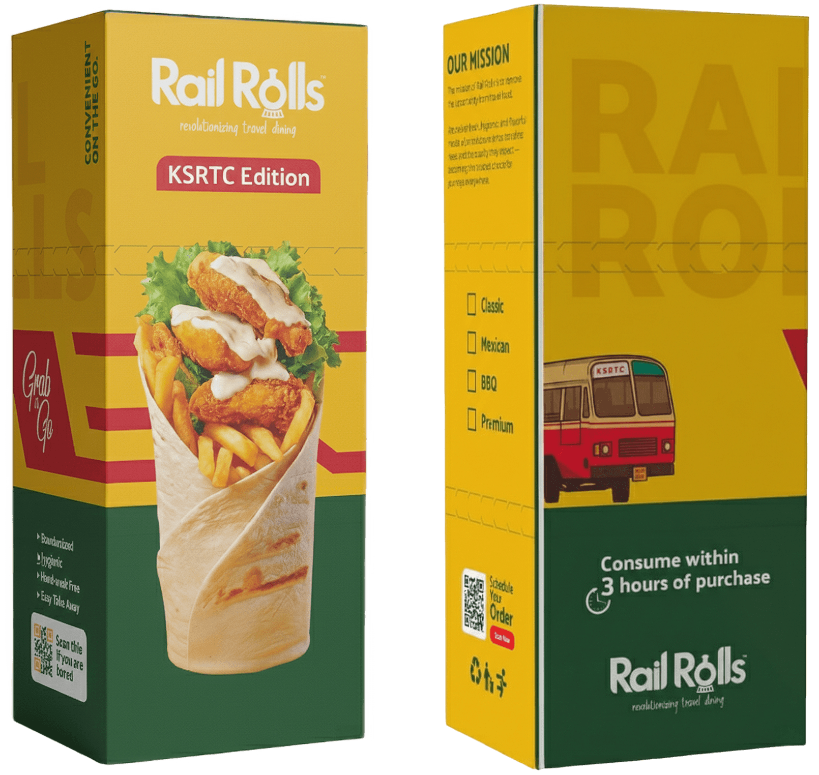 Rail Rolls Wraps